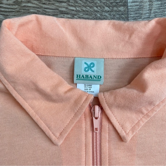 Vintage Peach Zip Up Embroidered Shirt - Picture 14 of 14